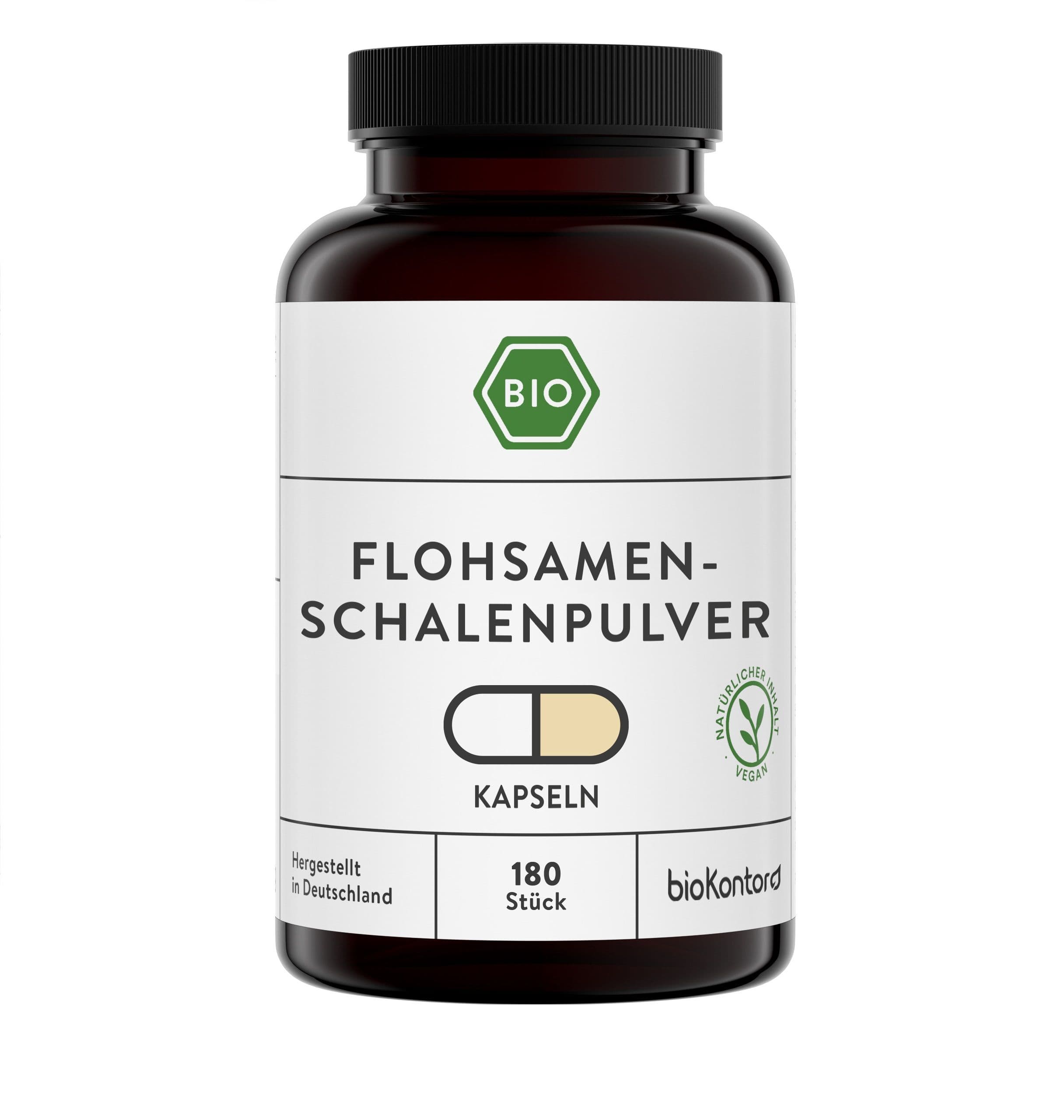 bioKontor Flohsamenschalen Kapseln 148 g