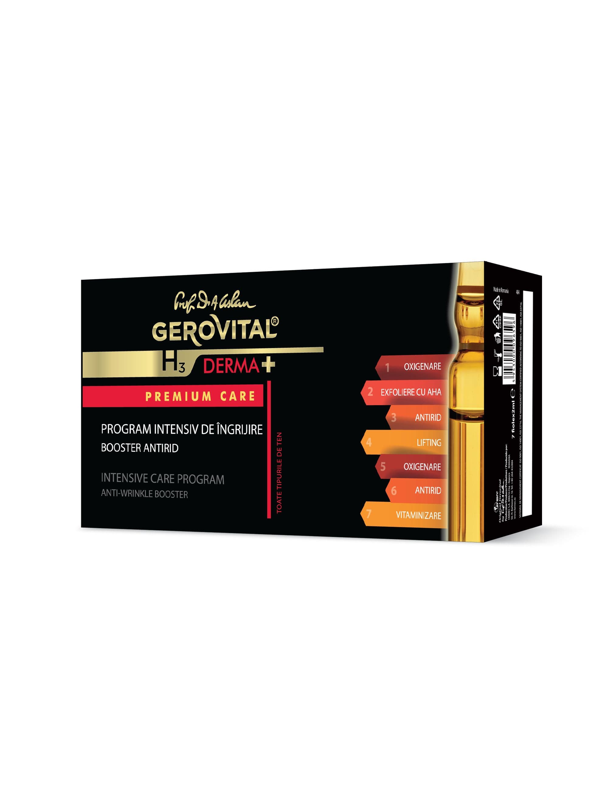Gerovital Premium Care Intensivpflege-Programm mit 7 Ampullen, x 2 ml 14 Ampullen