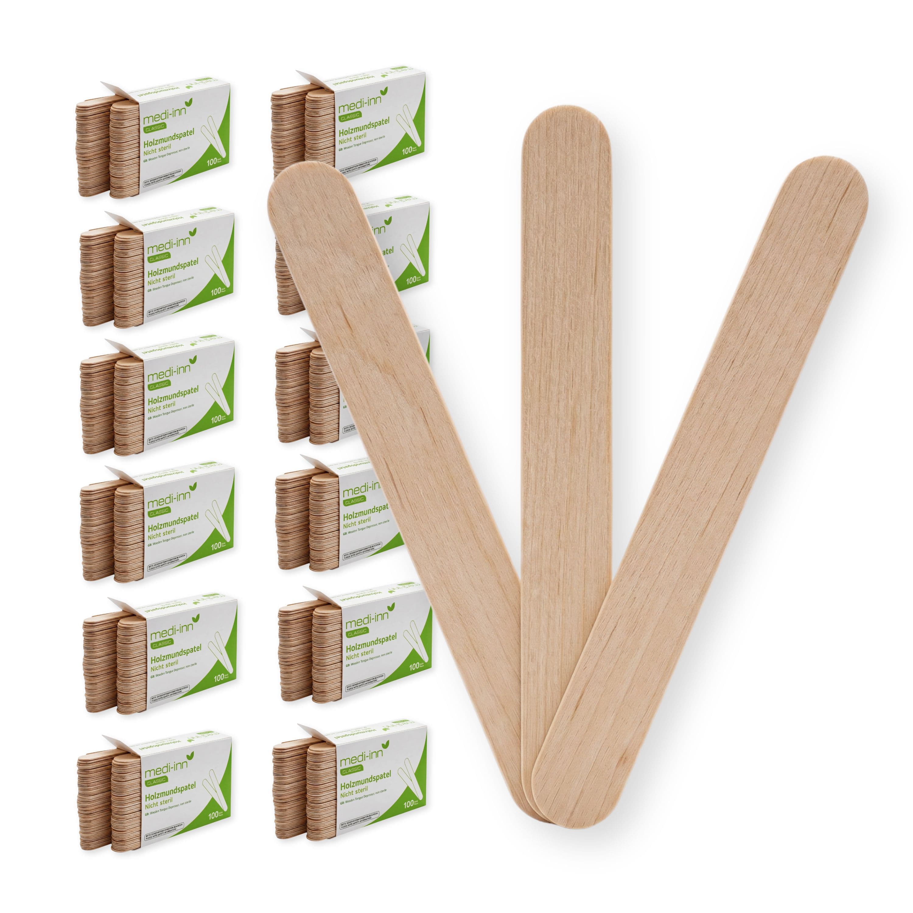 Medi-Inn Mundspatel aus Holz 50x100 St Stäbchen