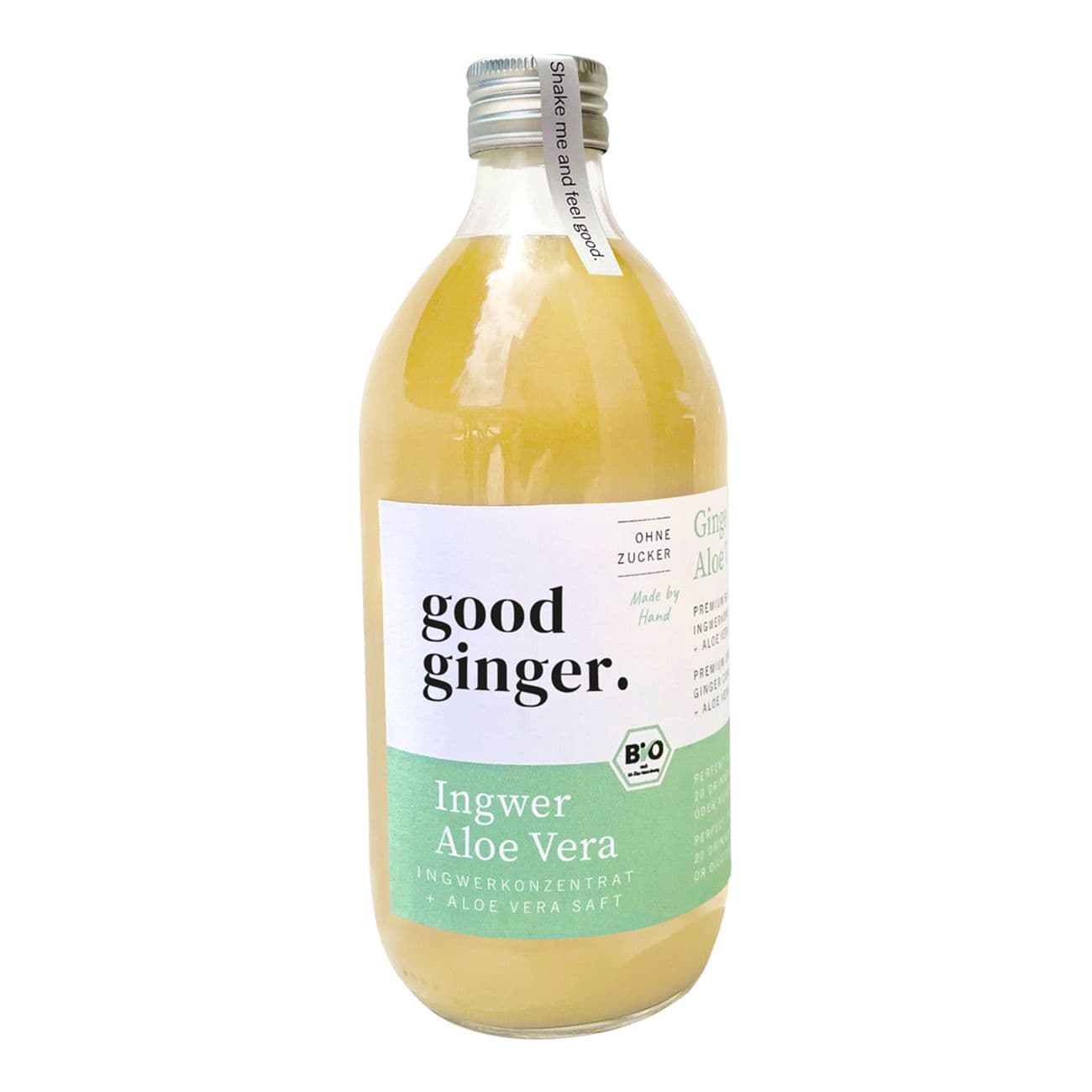 Bio Ingwerkonzentrat + Aloe Vera / Ingwershot 500 ml