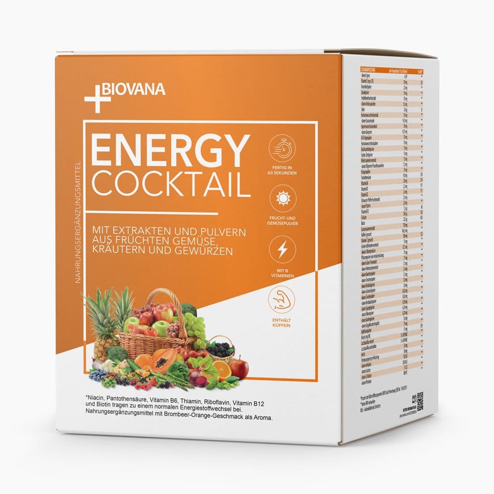 Energy Cocktail Sachets 30 St Pulver