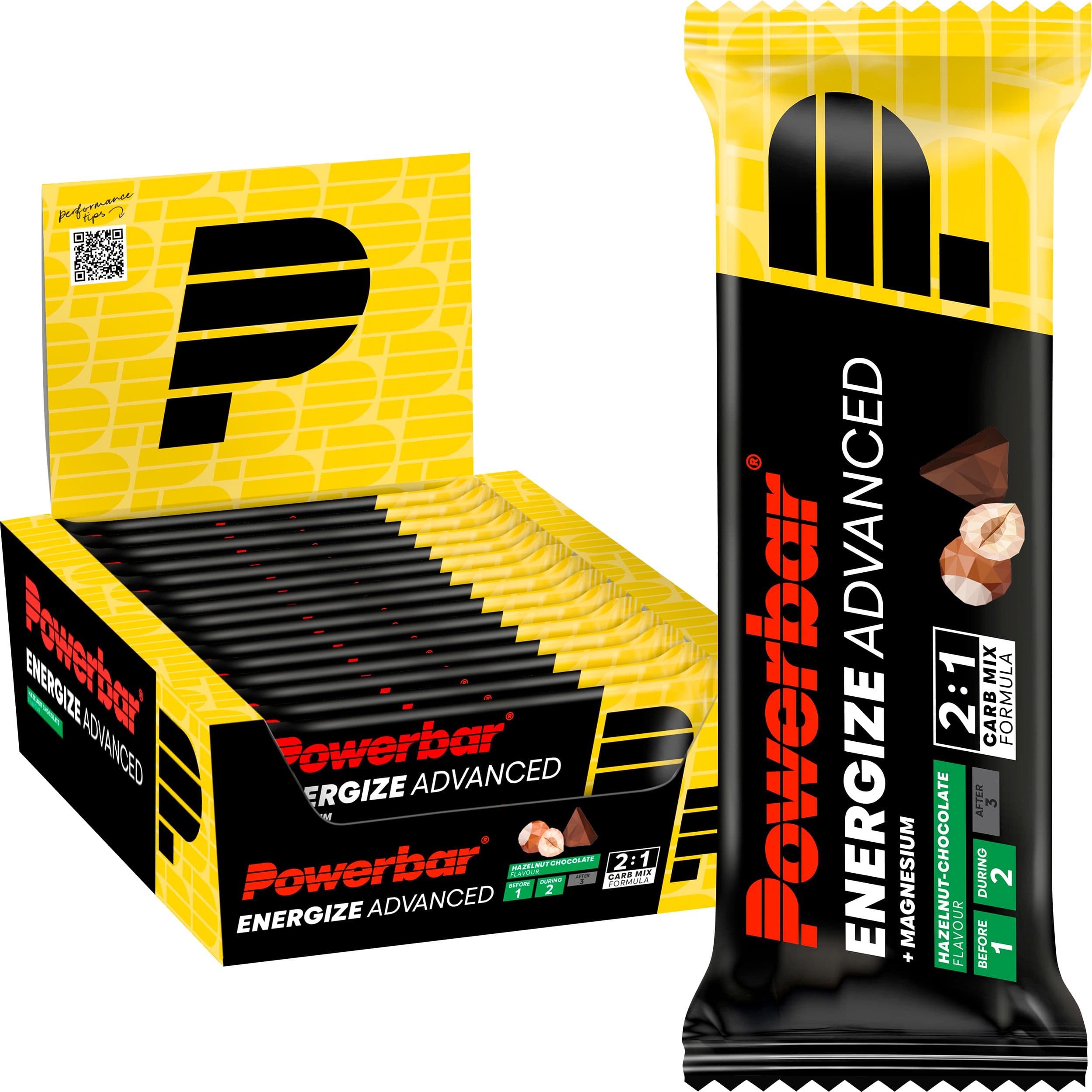 Powerbar Energize Advanced Hazelnut Chocolate 15x55 g Riegel