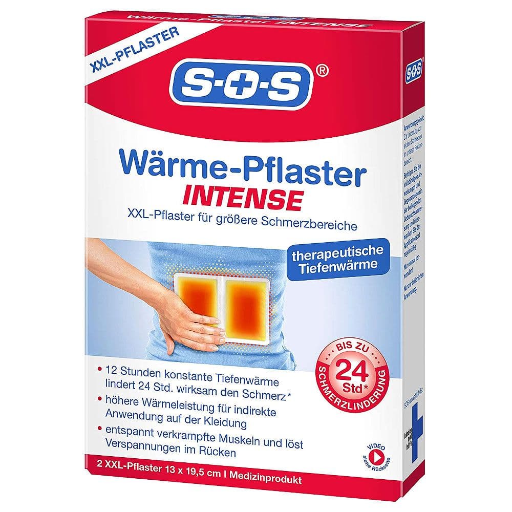 SOS WÄRME-Pflaster Intense 2 St Pflaster