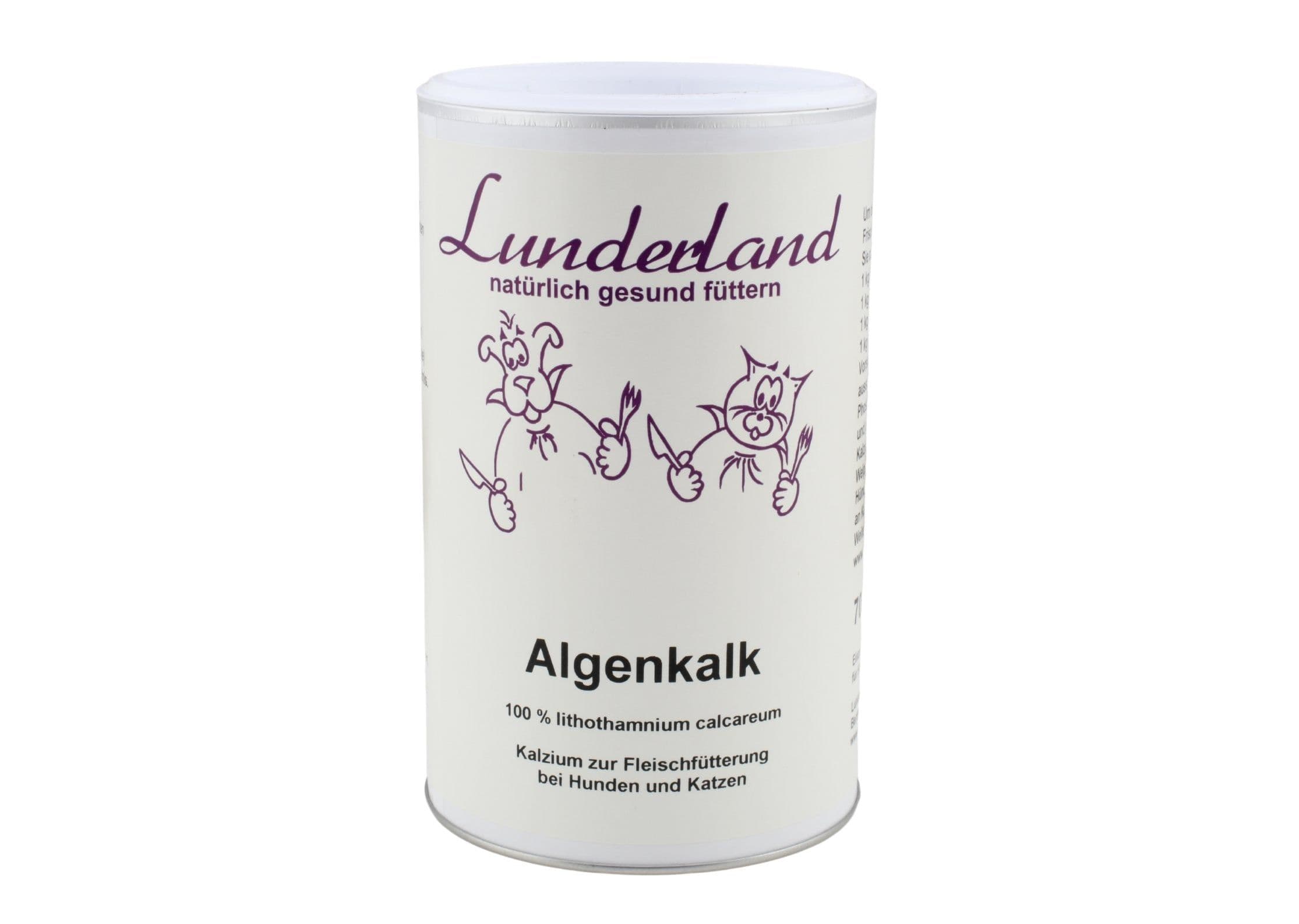 Lunderland Algenkalk 700 g Futter