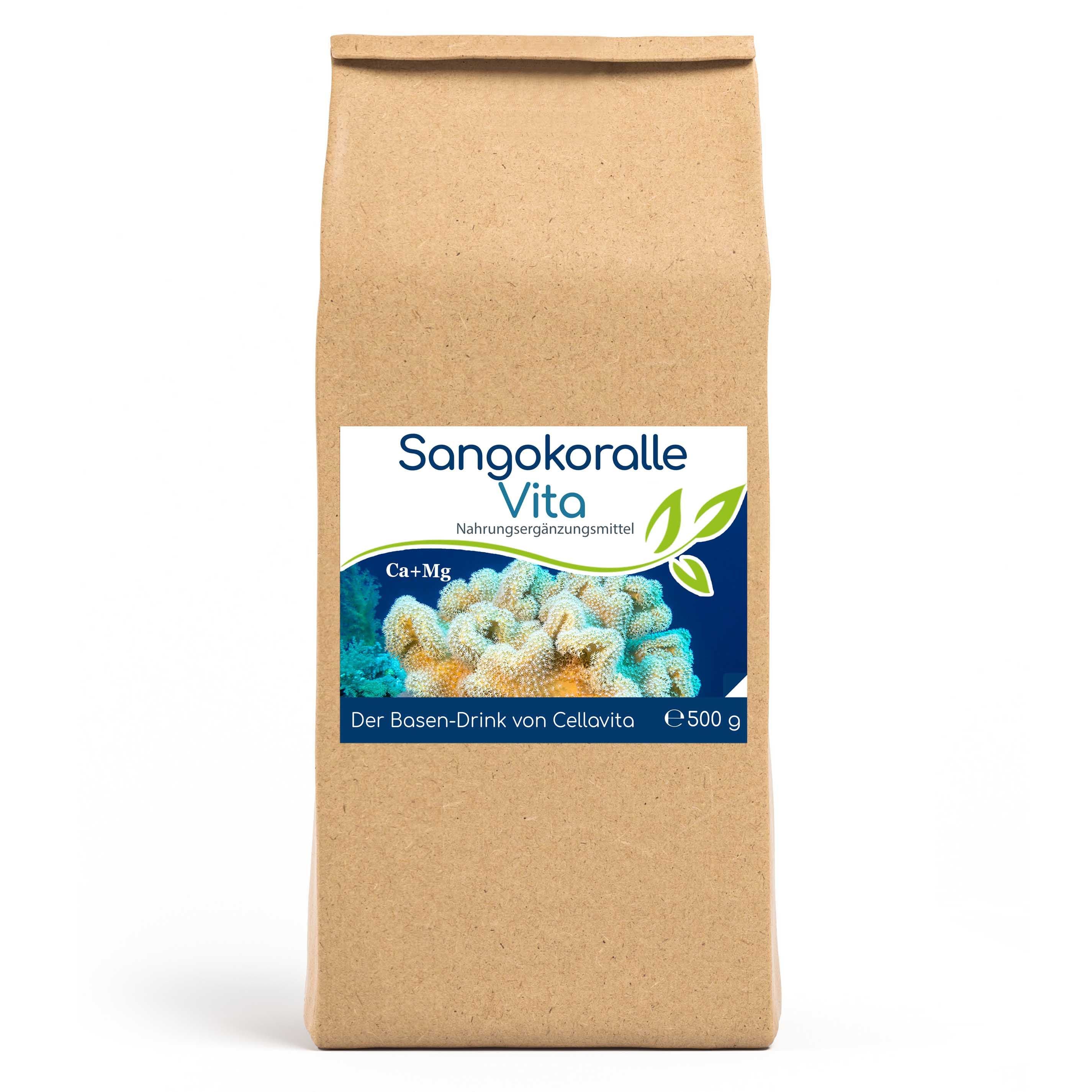 Cellavita - Sangokoralle Vita Calcium (Sango) Pulver 500 g
