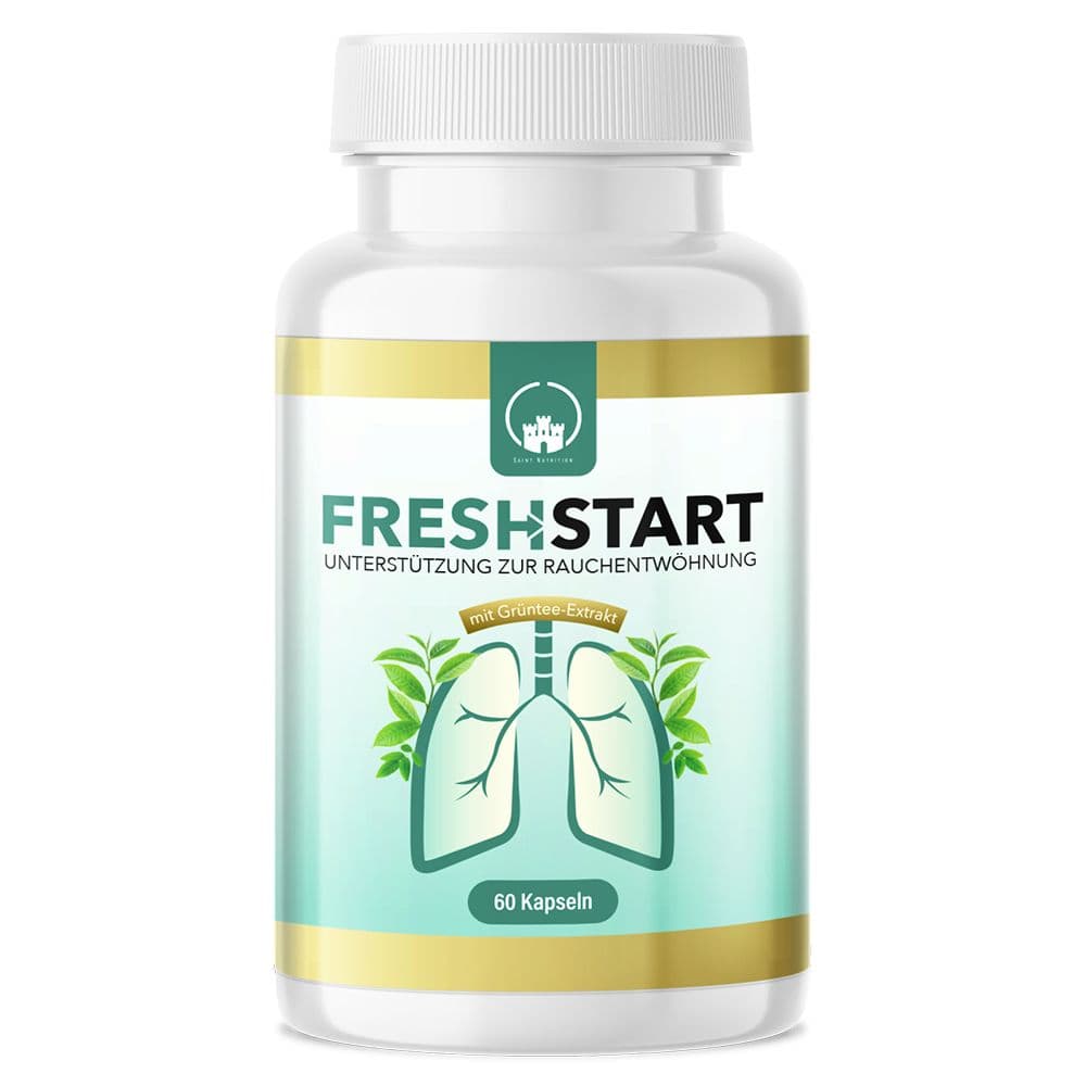 Saint Nutrition® FreshStart | Begleiter bei Rauchentwöhnung ohne Nikotin 60 St Kapseln