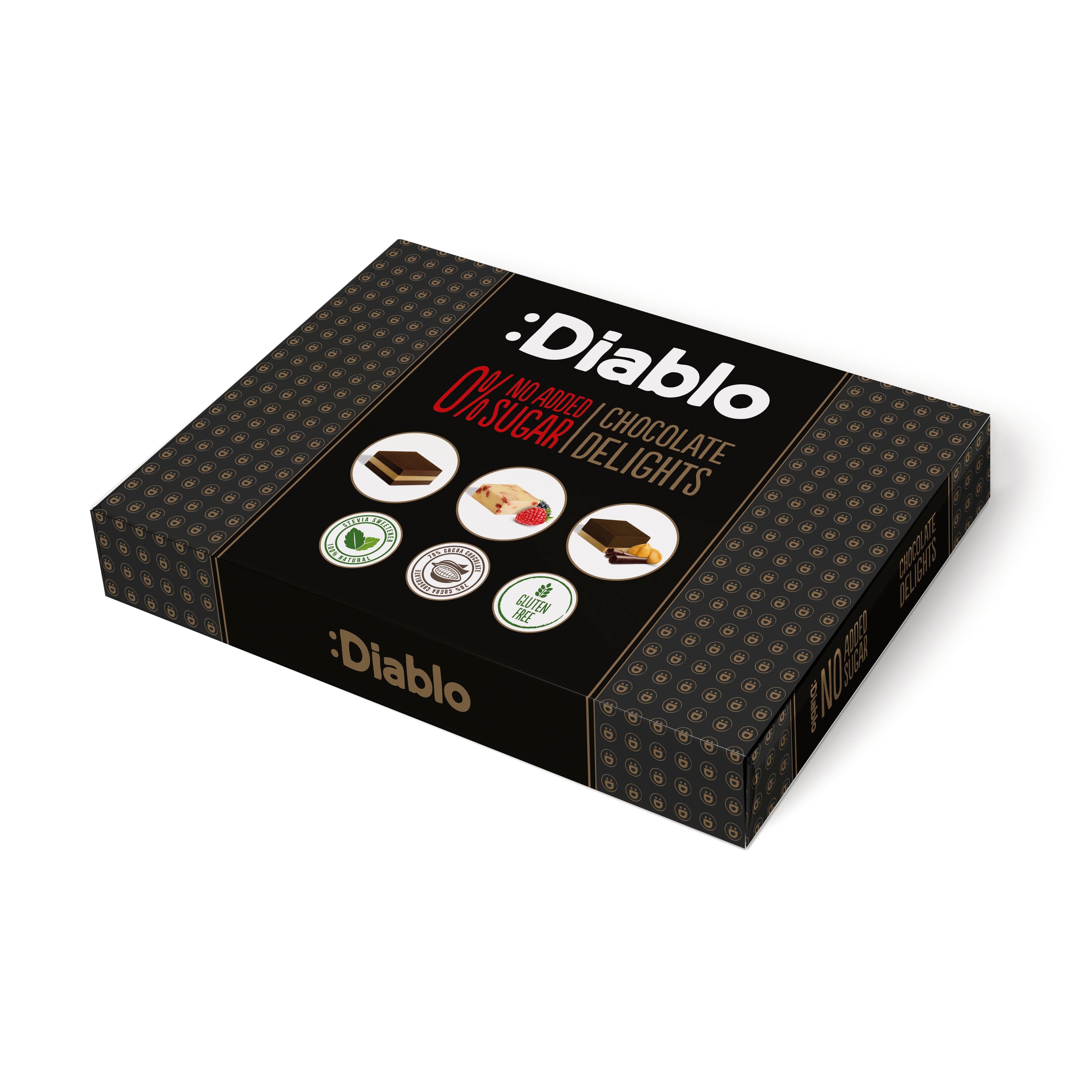 :Diablo No Added Sugar Chocolate Delights 0,115 kg Set