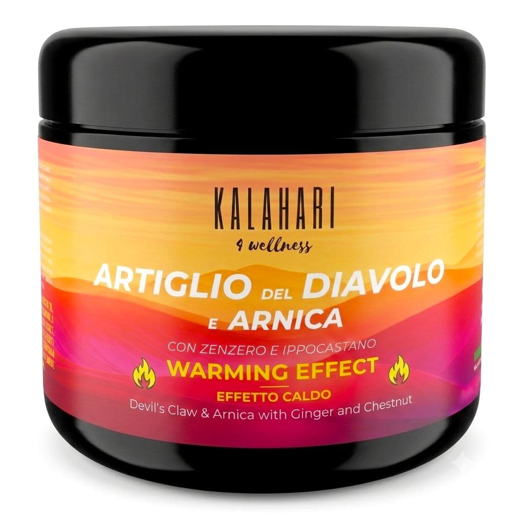 Kalahari Teufelskralle und Arnika Salbe, Extra Stark Heiße Gel für Massagen Muskeln & Gelenken 500 ml