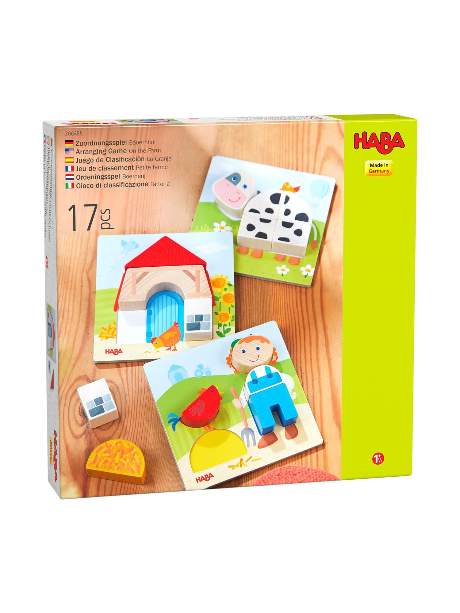Haba Lernspielzeug Zuordnungsspiel Bauernhof 1 St