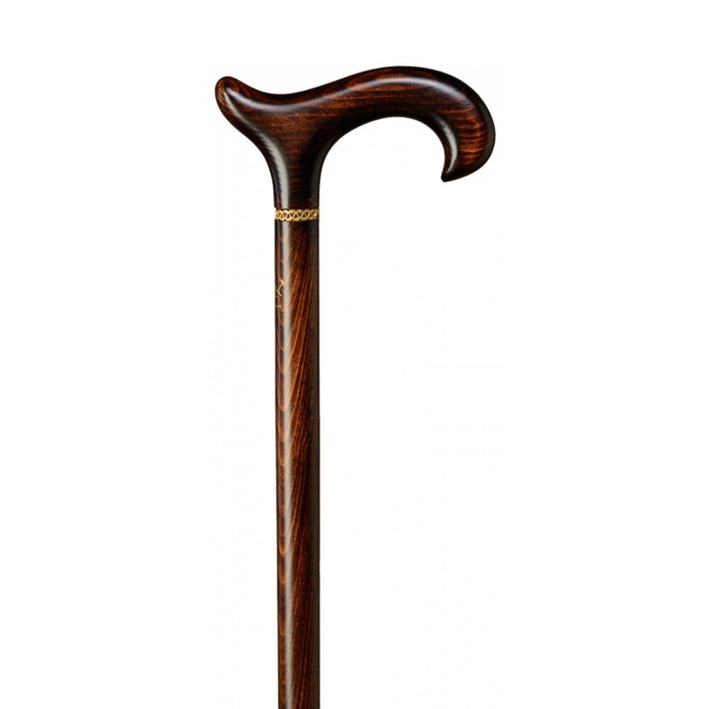Gastrock Holzstock Mini-derby Dunkel Geflammt 1 St