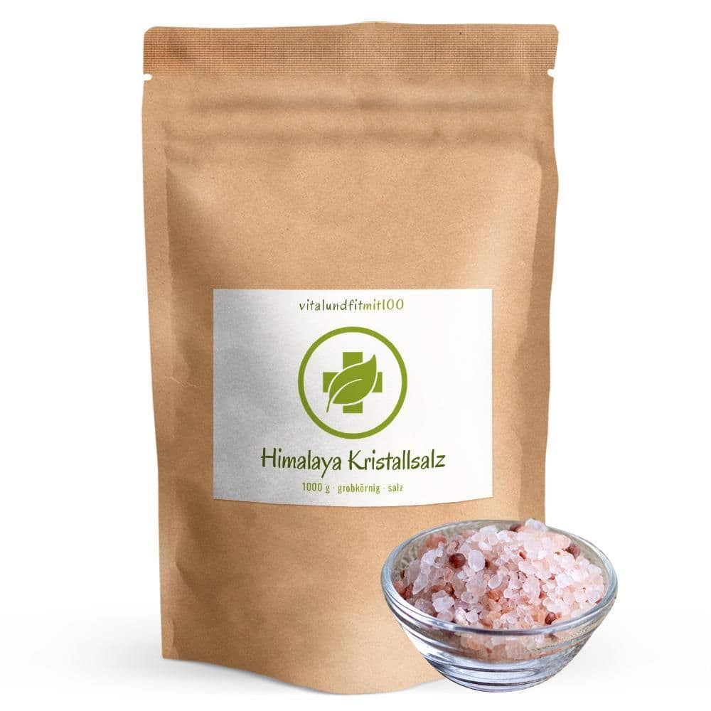 vitalundfitmit100® Himalaya Kristallsalz* grobkörnig 1000 GR Salz
