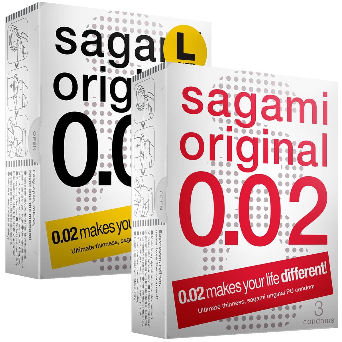 Sagami *Original 0,02 Test-Set* 6 St Kondome