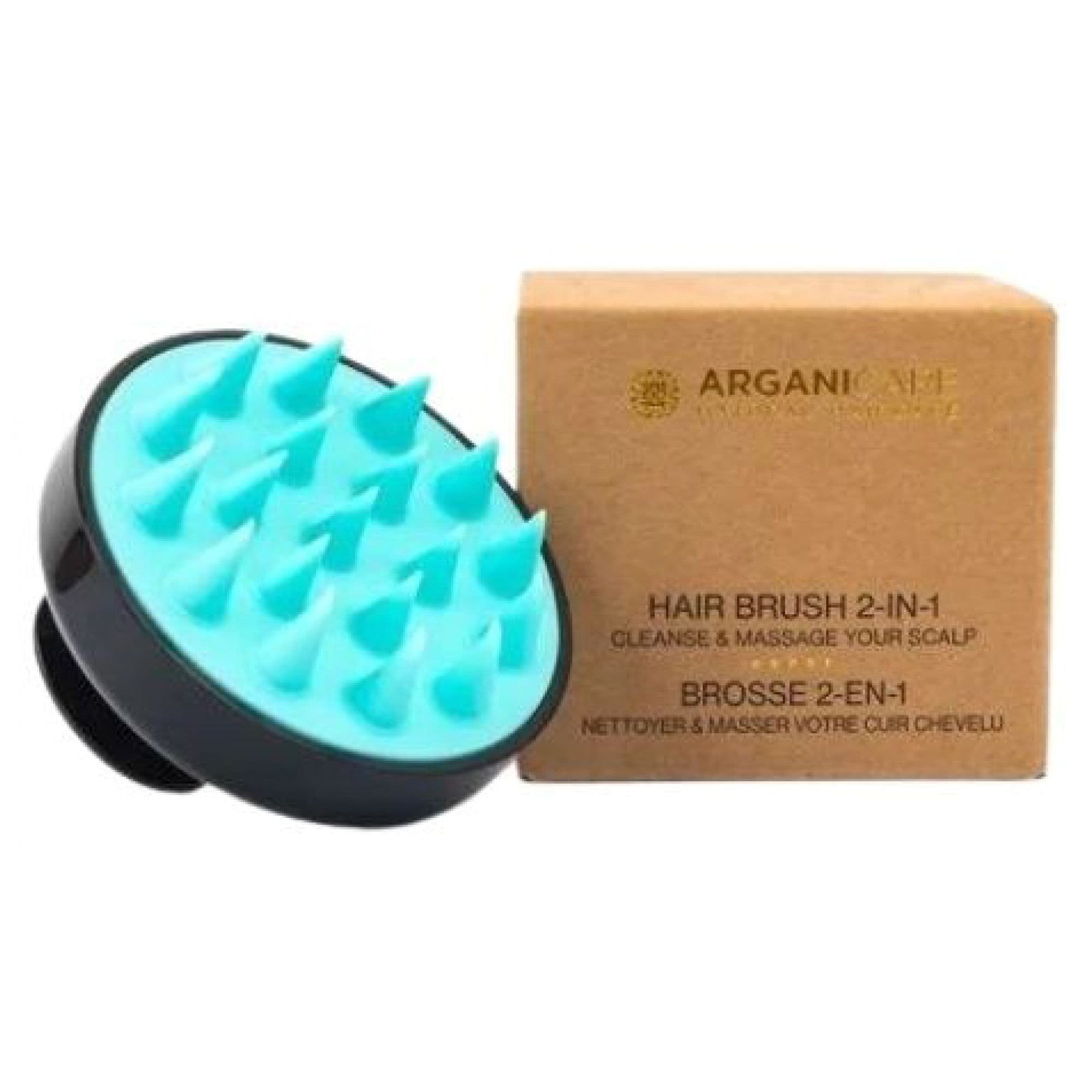 Arganicare Kopfhaut-Massagebürste 10x10x10 cm