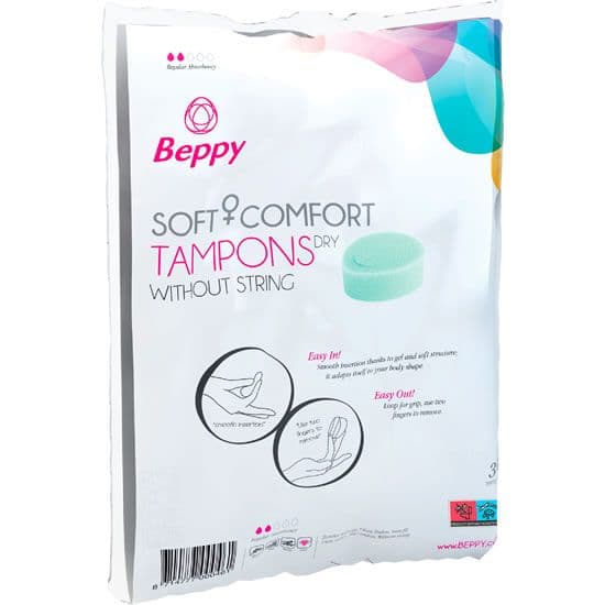 Beppy *Dry* (Classic) Soft + Comfort Tampons without String 30 St Tampon