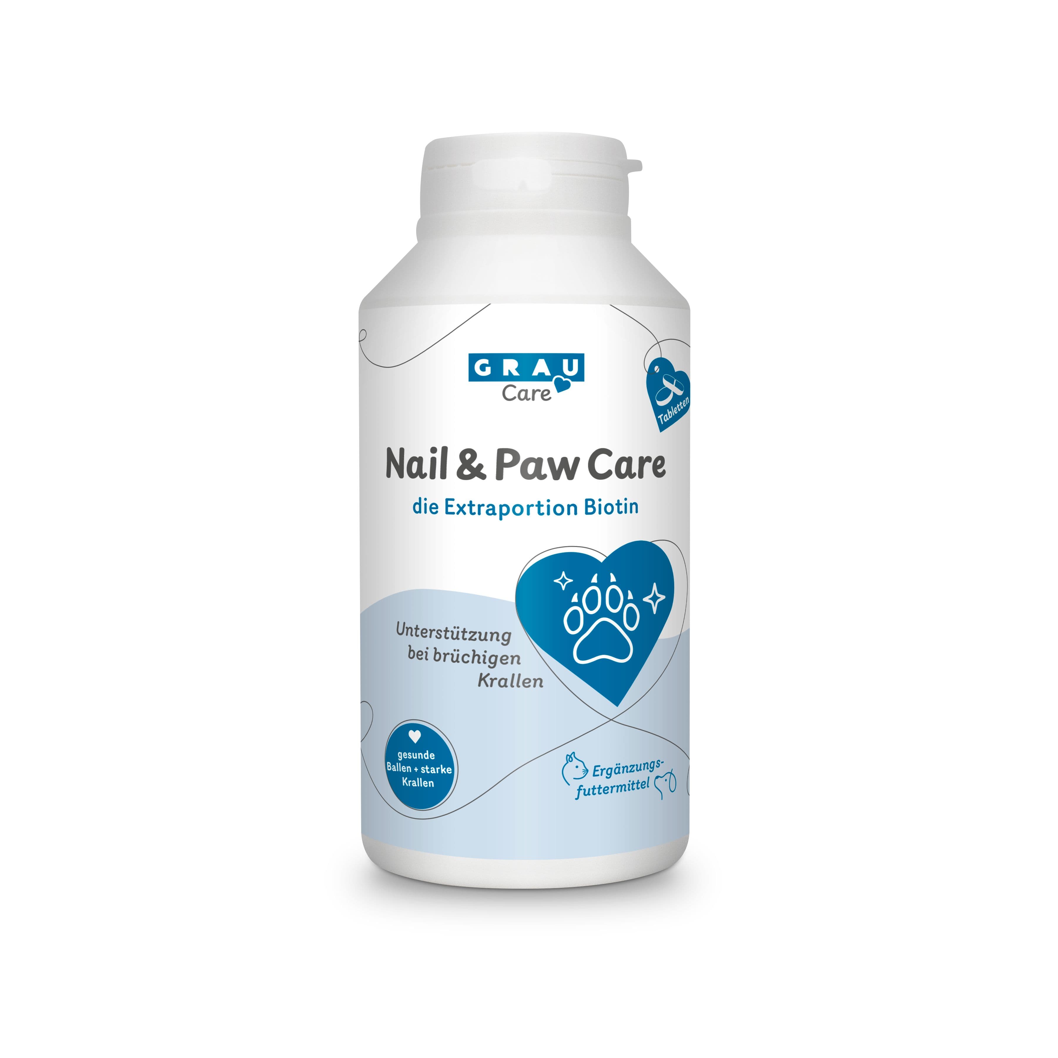 Grau Hund & Katze - Nail Paw Care 264 g Tabletten