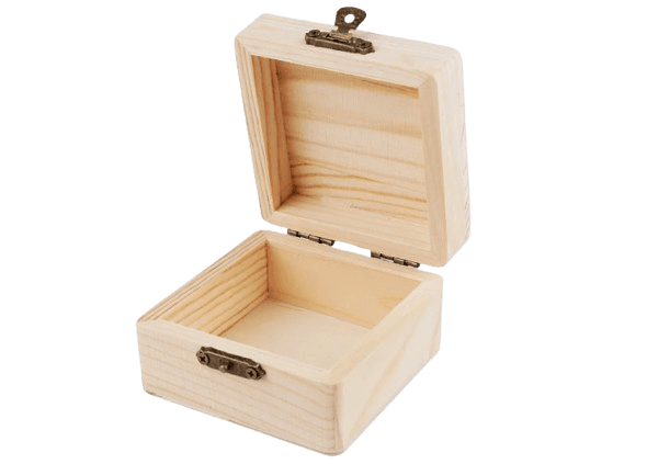 Mr Beam Box, quadratisch, Gravurrohling, 8x8x4,5cm, 6er Pack