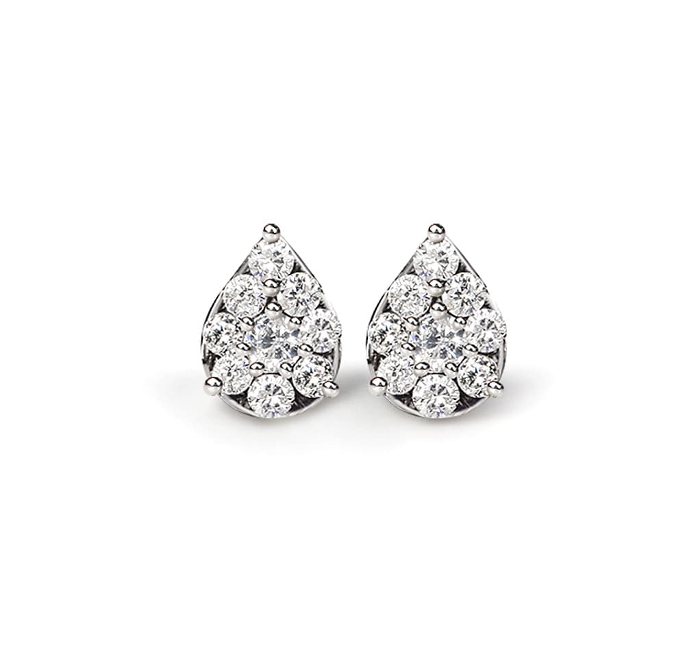 Diamant Ohrstecker 1,22 ct Weißgold 750