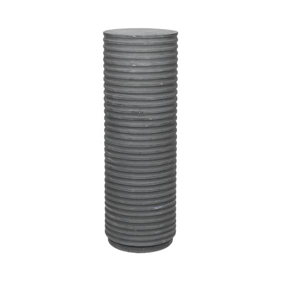 Broste Copenhagen Rillo Podium Ø36XH106CM - grau