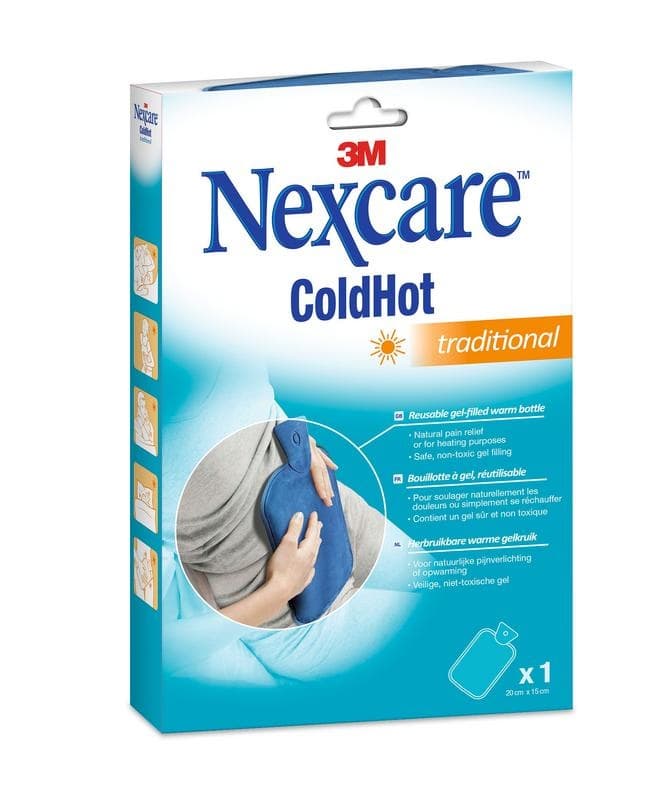 Nexcare Kaltes heißes Glas traditioneller Samt gefüllt mit Gel (1 Stück)