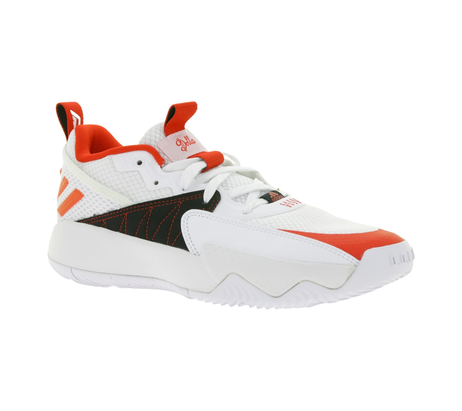 adidas Dame Certified Extply 2.0 Herren Basketball-Schuhe nachhaltige Damian Lillards Style Hallen-Schuhe mit Bounce Sohle GY8965 Weiß/Rot view 2