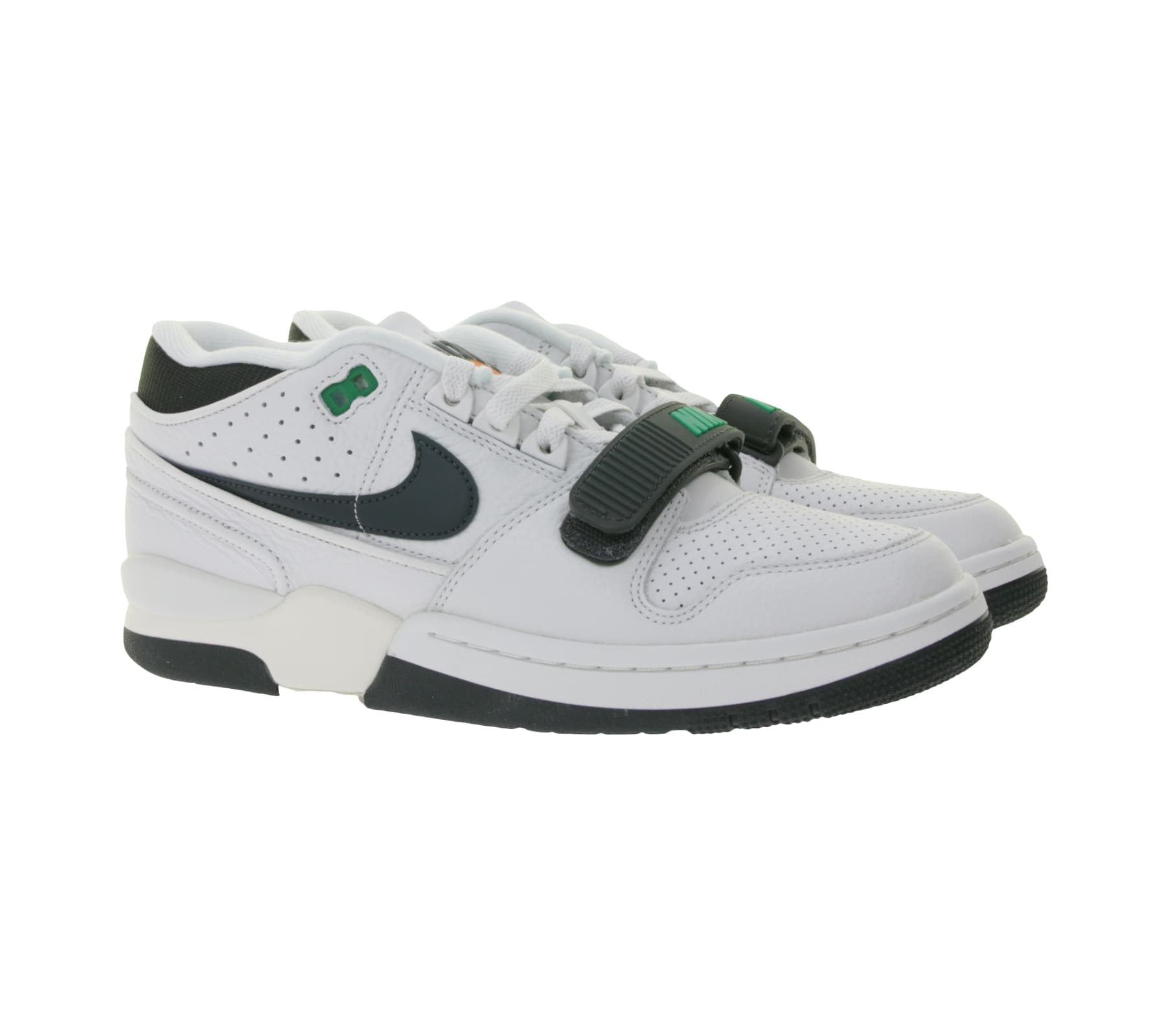 NIKE Alpha Force 88 Herren Basketball-Sneaker Echtleder Turnschuhe im Retro-Look DZ4627-001 Weiß/Schwarz