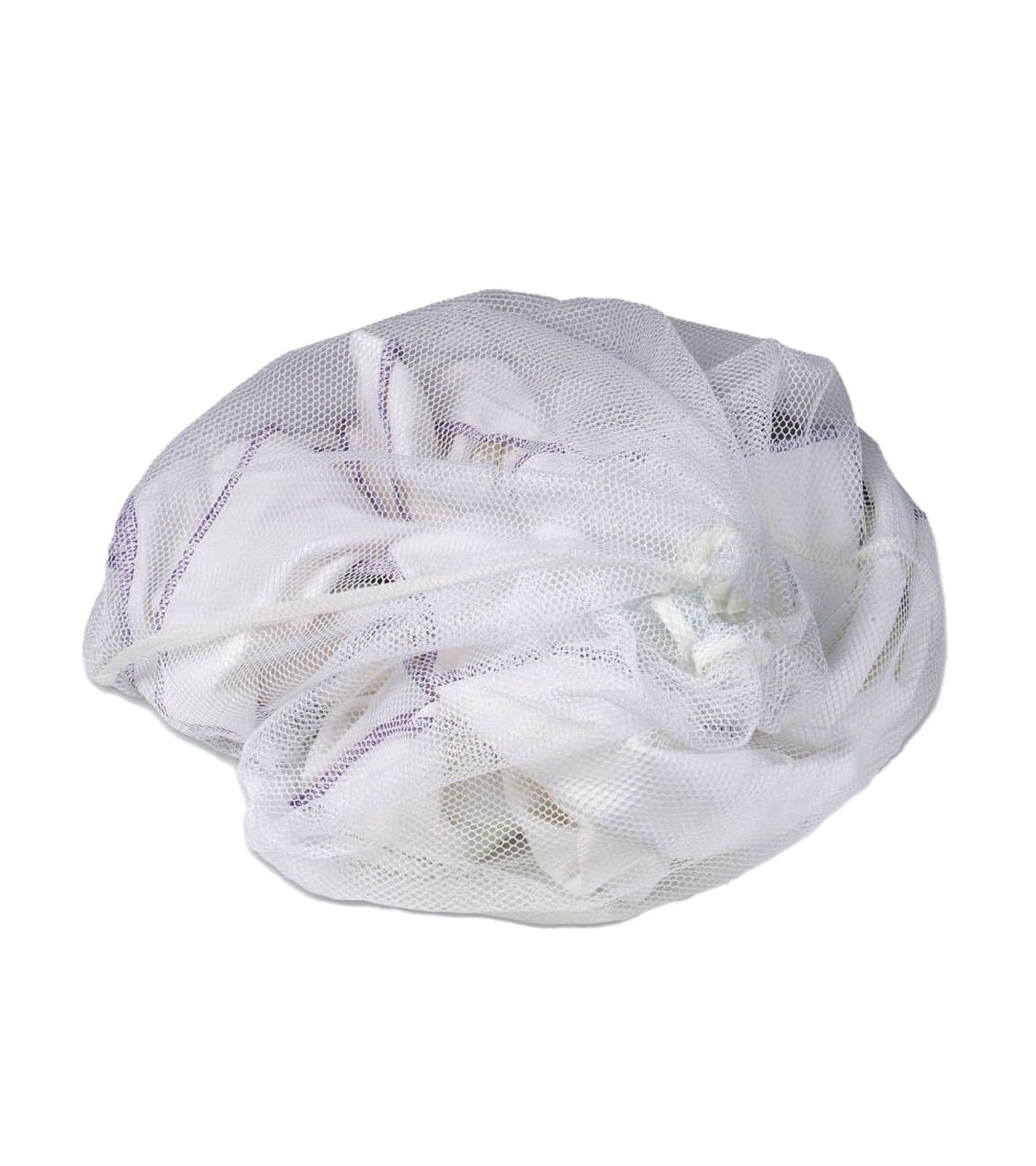 2er Pack Bambino Waschnetz zum Waschen gebrauchter Windeln Wäschebeutel Weiß view 2