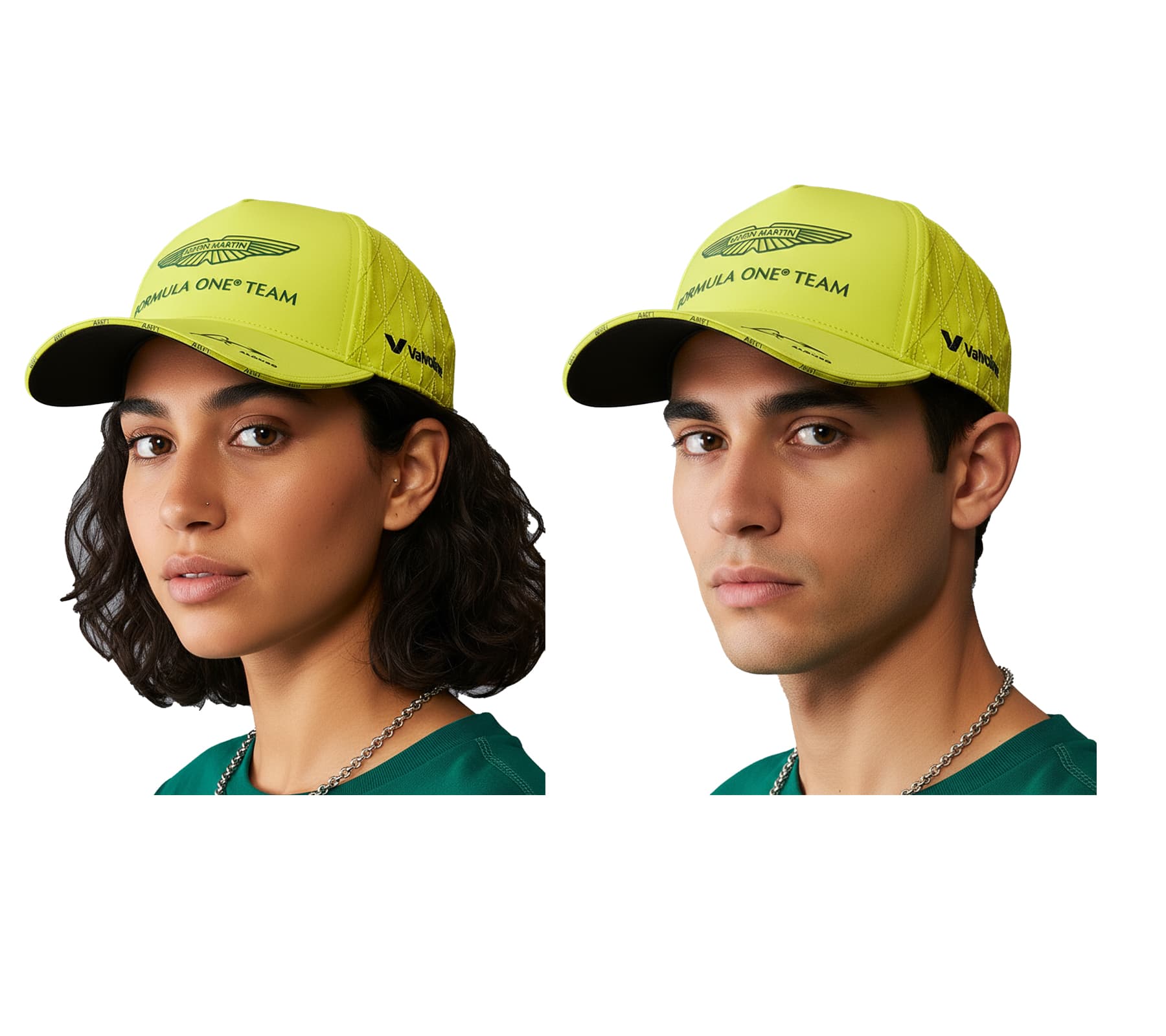 Formula 1 Fernando Alonso Aston Martin F1™ 2024 Baseball-Cap Fan-Cap Snapback 701229246 002 Neon-Gelb