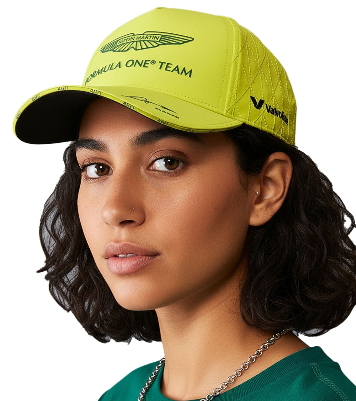 Formula 1 Fernando Alonso Aston Martin F1™ 2024 Baseball-Cap Fan-Cap Snapback 701229246 002 Neon-Gelb view 2