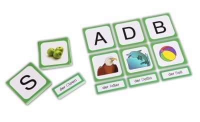 Das ABC Legespiel - Buchstaben , Bilder , Anlaute , Wörter