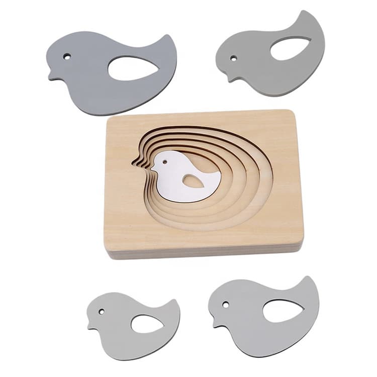 Lagenpuzzle Der Vogel