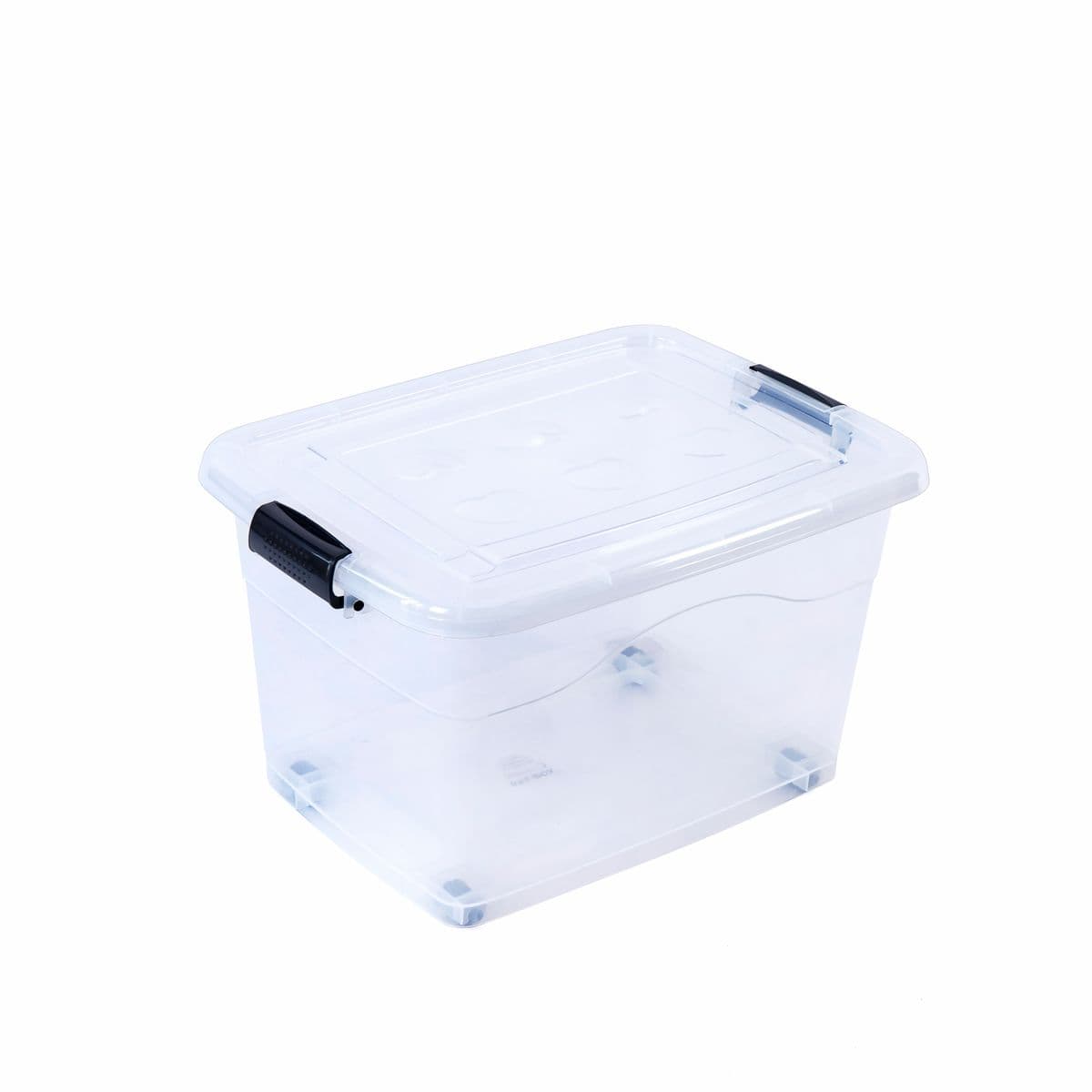 XL Aufbewahrungsbox mit Deckel - stapelbar und rollbar
