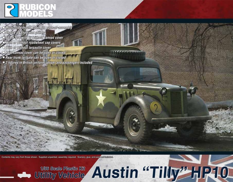 Rubicon Models Austin Tilly HP10 Utility Vehicle 1/56 28mm Briten 280110