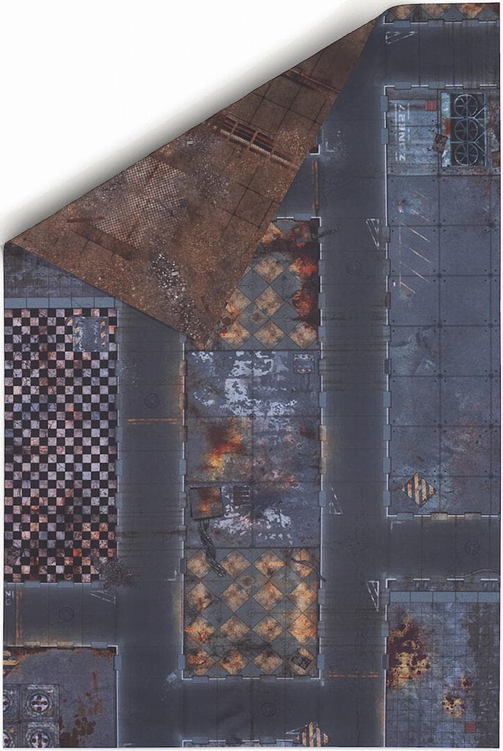 Gamemat Double Sided Quarantine Zone + Fallout Zone 6x4 Doppelseitige Spielmatte