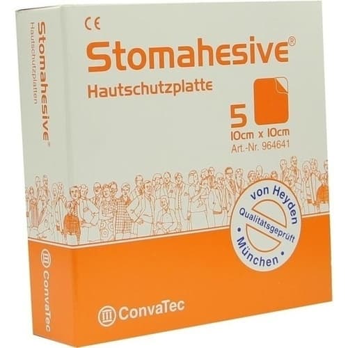 STOMAHESIVE Hautschutzplatte 10x10 cm 5 St.