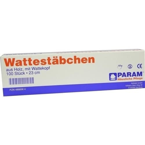 WATTESTAB m.Wattekopf 23 cm 100 St.