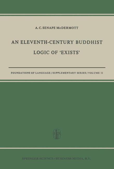 An Eleventh-Century Buddhist Logic of ‘Exists’