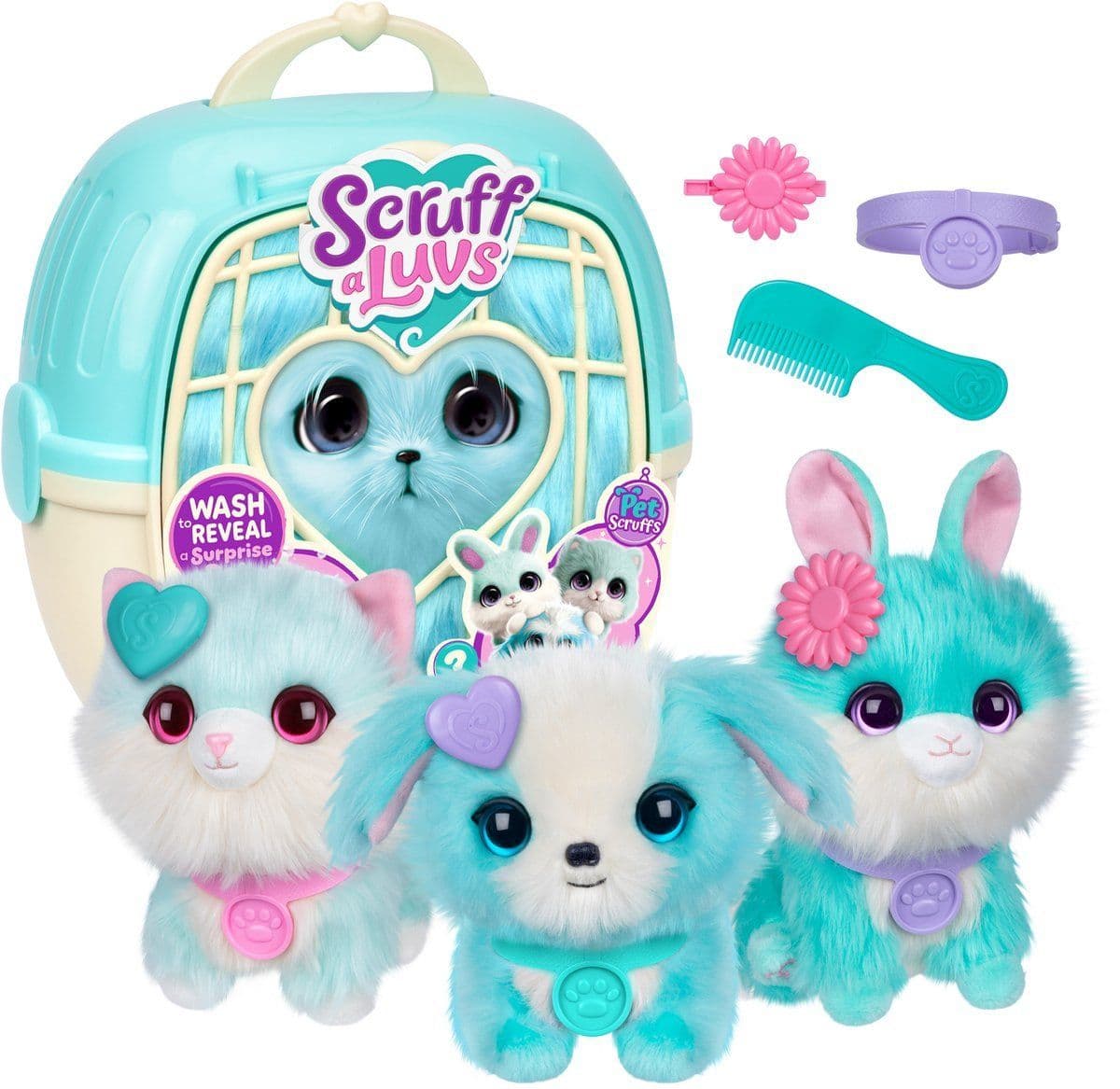 Scruff-a-Luvs, Haustiere 1 Packung, blau