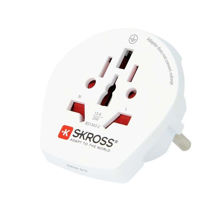 Skross 1500211-E - Reiseadapter Welt-Europa