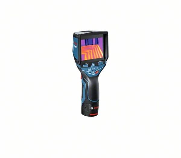 Bosch Wärmebildkamera GTC 400 C Professional, Noise equivalent temperature difference (NETD), -10 - 400 °C, 3 °C, 160 x 120 Pixel, Schwarz, Blau,