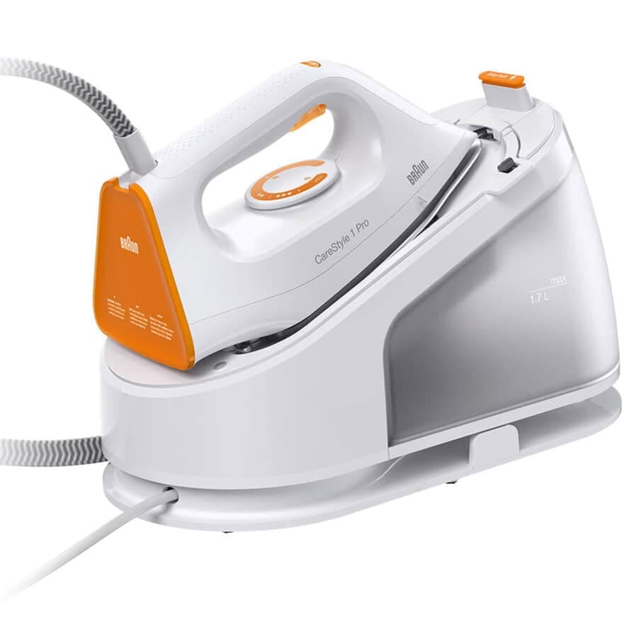 Braun CareStyle1Pro Dampfbügelstation IS1511 Weiß/Orange IS1511WH