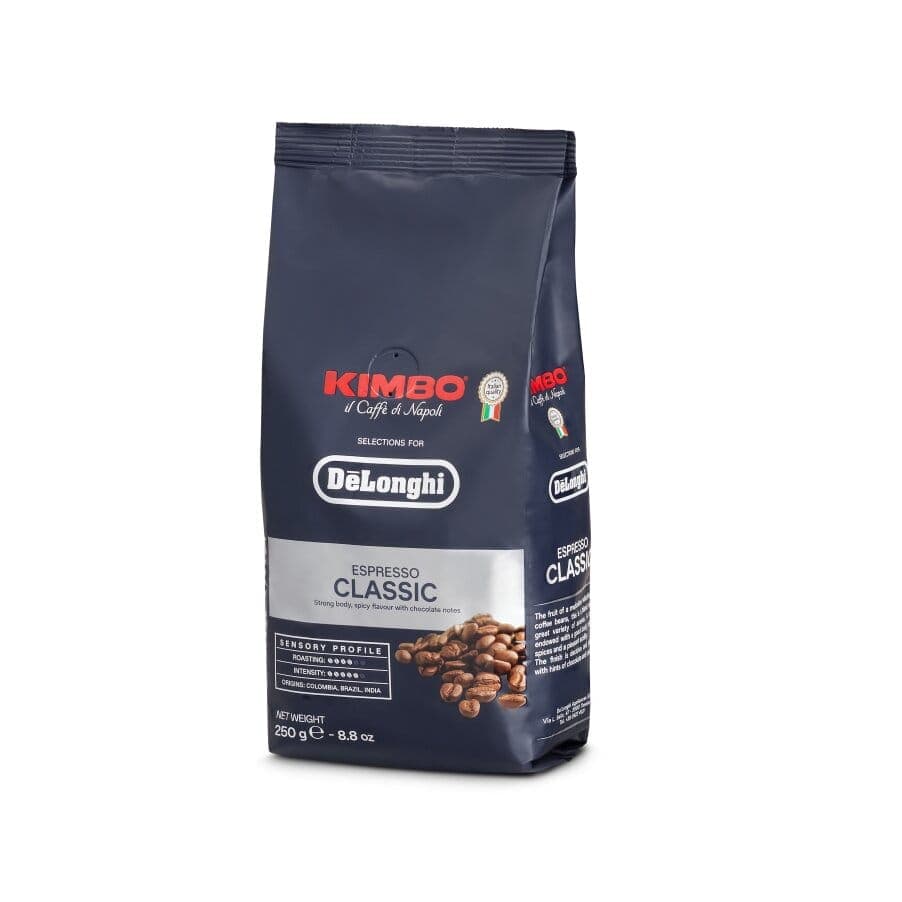 De'Longhi Kimbo for De'Longhi, ClassicKaffeebohnen, 35% Arabica 65% Robusta, 250g DLSC610