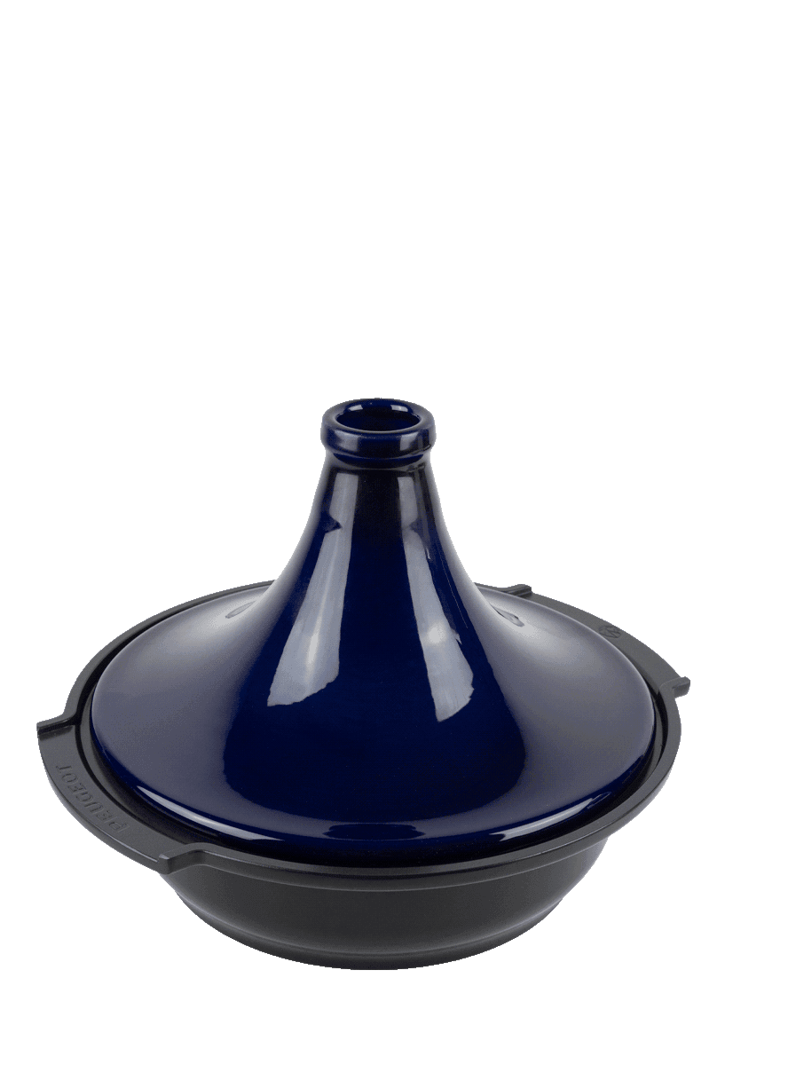 Tagine, blau, 30 cm, Keramik und Aluminium Atlas Tagine, blau, 30 cm, Keramik und Aluminium