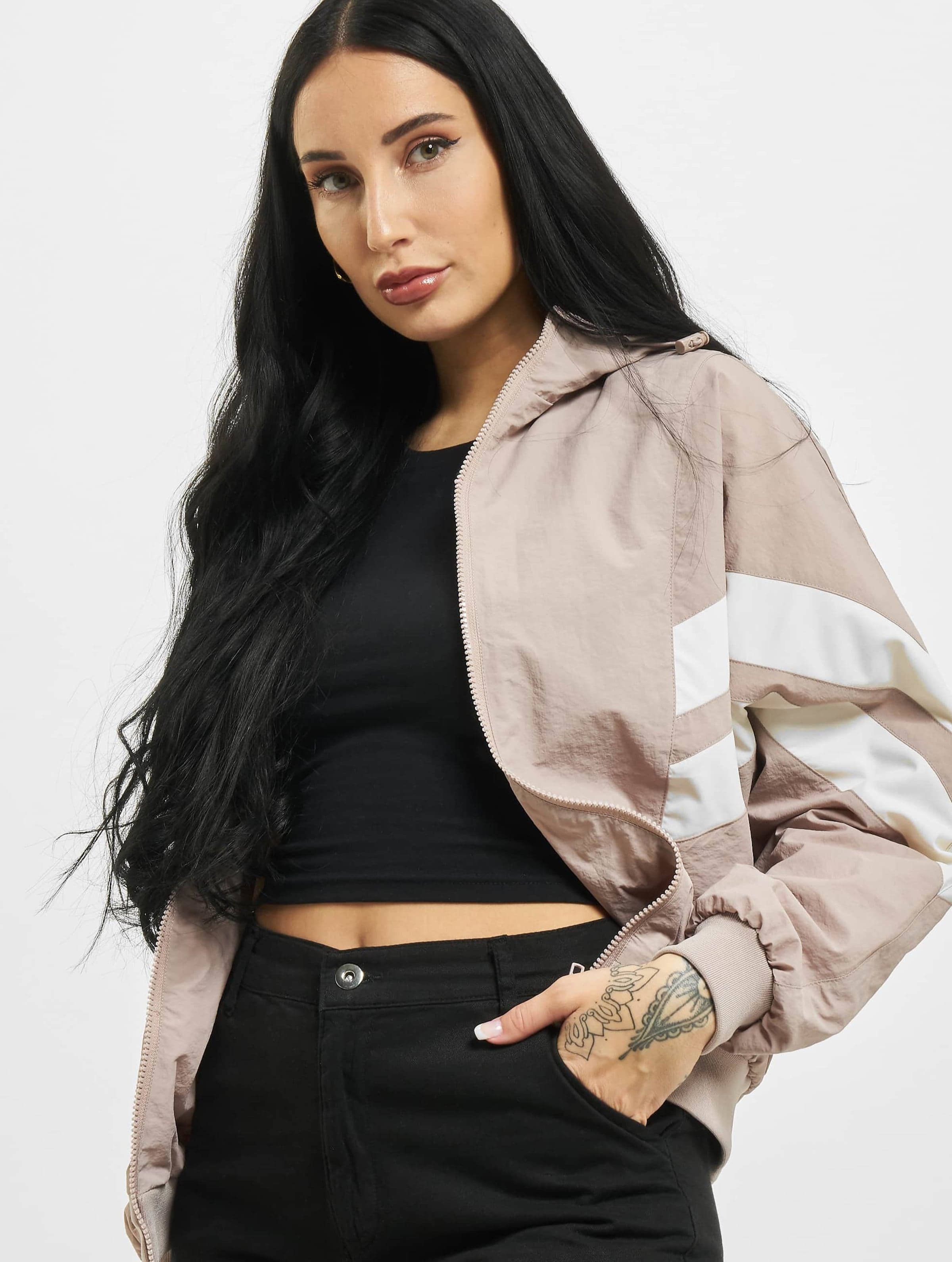 Urban Classics Ladies Crinkle Batwing Jacket