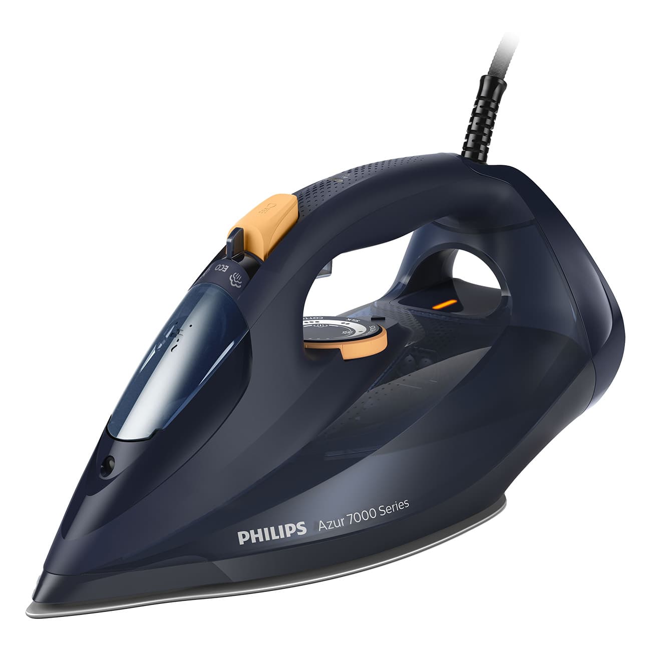 Philips DST7060/20 HV Blau / Gelb | Dampfbügeleisen | 3000 Watt | Quick Calc Release | Konstanter Dampfausstoß bis zu 55 g/min | Dampfstoß von bis