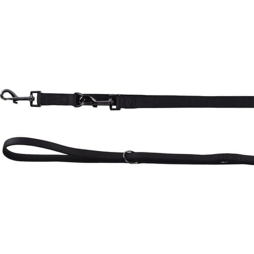Flamingo Trainingsleine Abbi schwarz, Maße: 250 cm / 25 mm