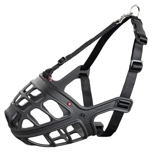 Hunter Maulkorb Albury schwarz, Größe: 2 / Halsumfang: max. 54 cm