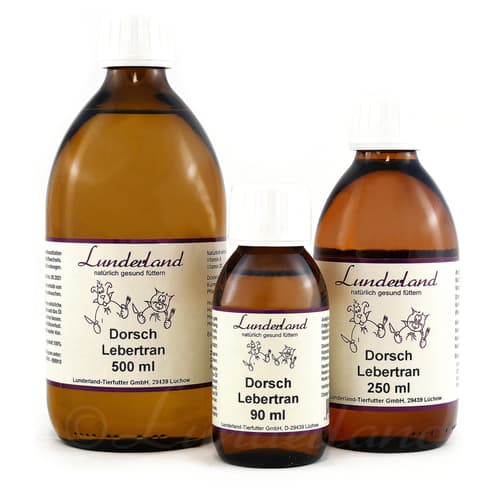 Lunderland Dorschlebertran 90 ml für Hunde