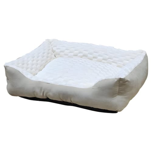 Nobby Katzenbett eckig Diamond cream, Maße: 50 x 40 x 17 cm
