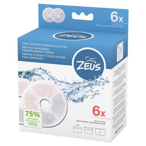 Zeus Triple Action Filter rahmenlos, 6er Pack