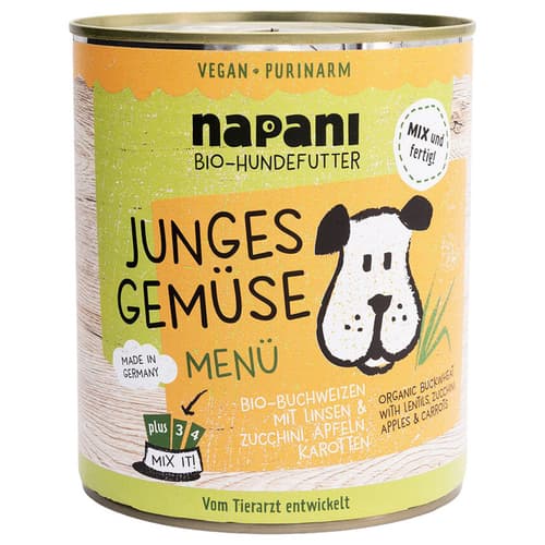 napani Nassfutter-Menü Junges Gemüse 800 g